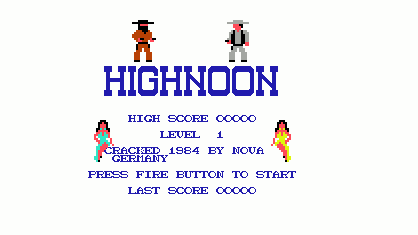 High Noon Title Screen